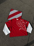 RED LONG SLEEVE TEE